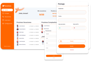Captura de pantalla de la app HorasClaras para control horario en micropymes